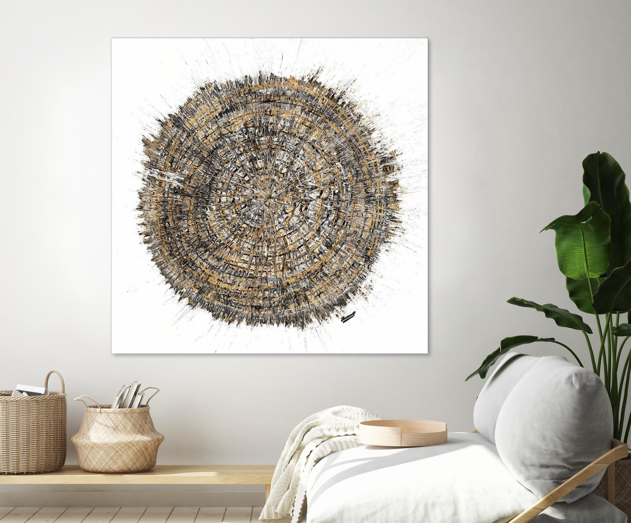 Mysterious Tree Ring by Roberto Gonzalez on GIANT ART - abstract 