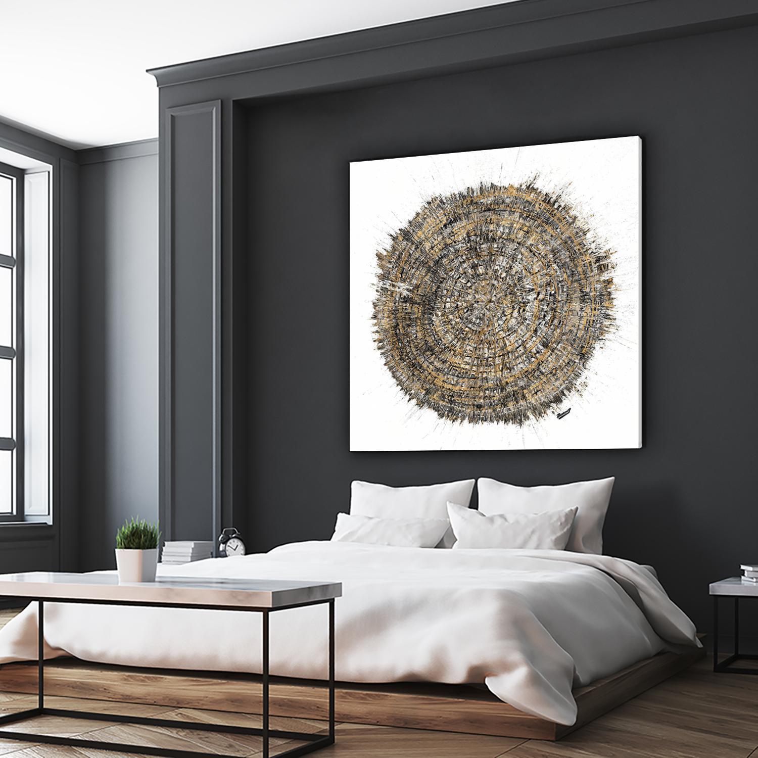 Mysterious Tree Ring by Roberto Gonzalez on GIANT ART - abstract 