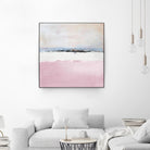 Pink Sea Abstract by Lanie Loreth on GIANT ART - pink abstract costal