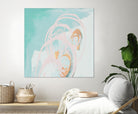 Spring Breeze Pink & Turquoise I by Patricia Pinto on GIANT ART - turquoise abstract