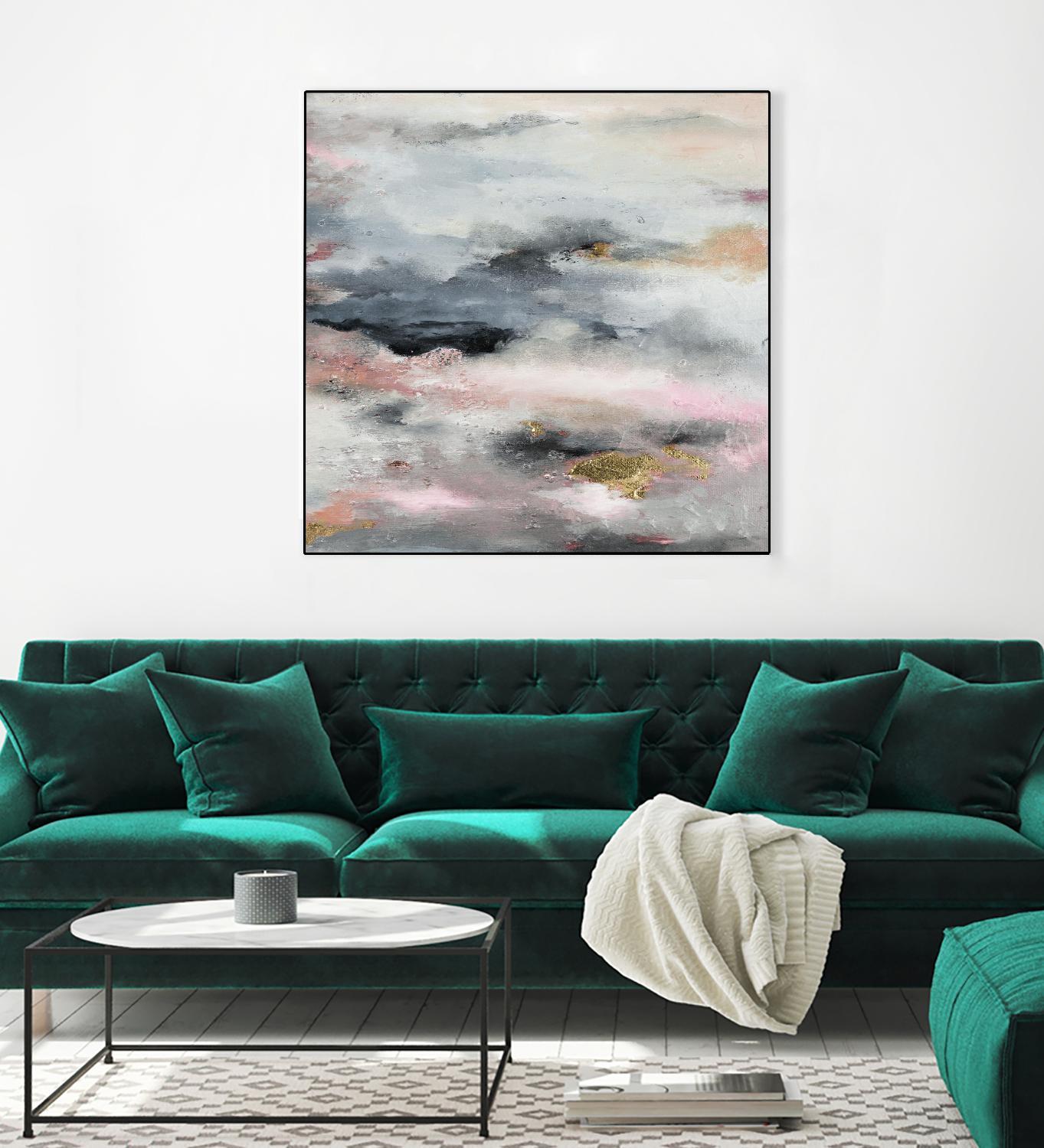 A Blush In The Dark (Square) by Patricia Pinto on GIANT ART - abstract 