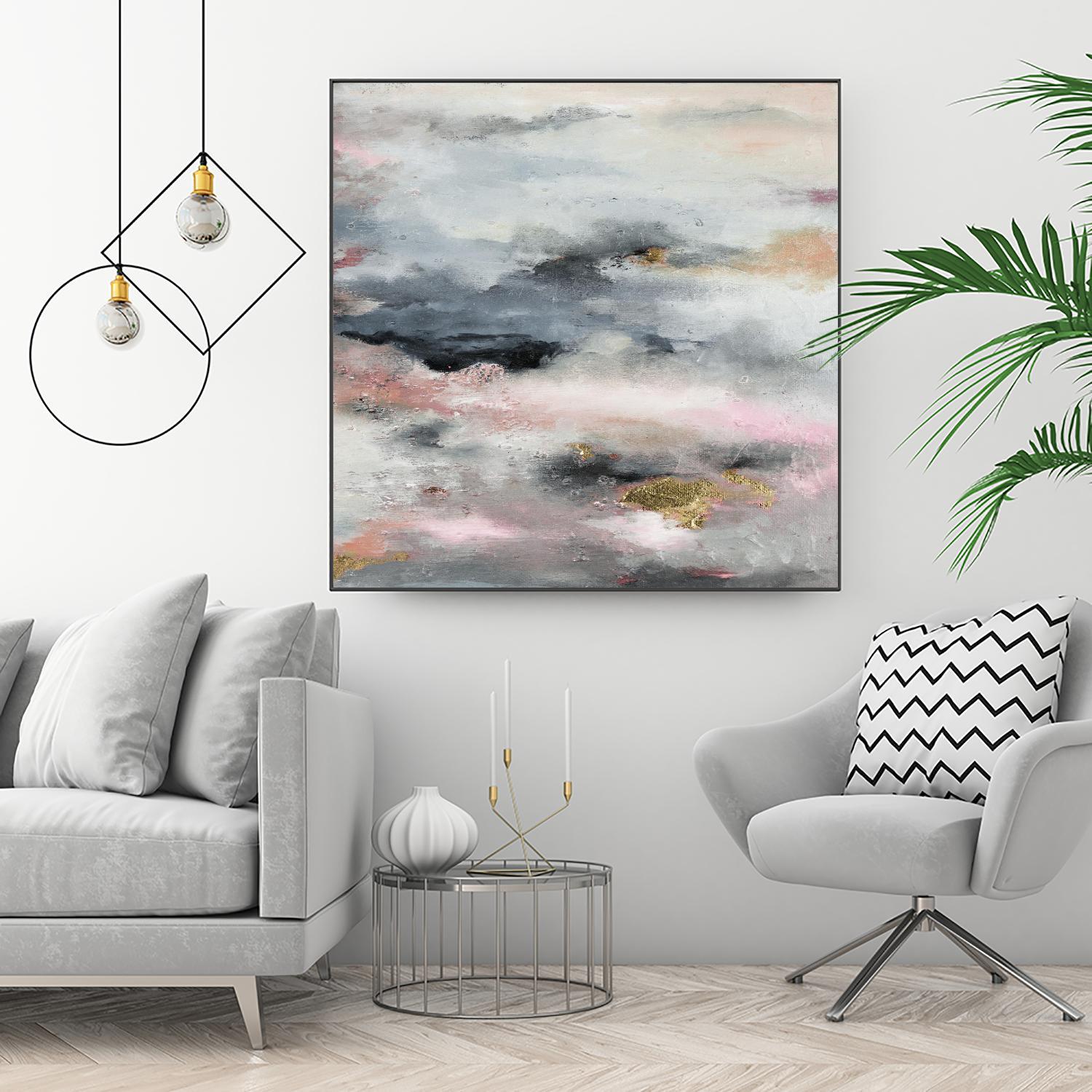 A Blush In The Dark (Square) by Patricia Pinto on GIANT ART - abstract 