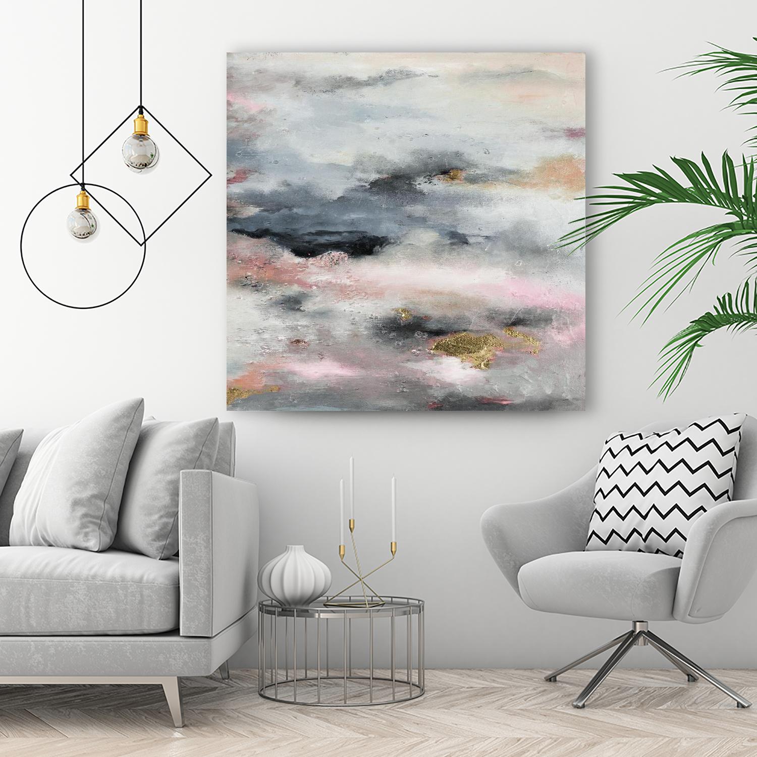 A Blush In The Dark (Square) by Patricia Pinto on GIANT ART - abstract 