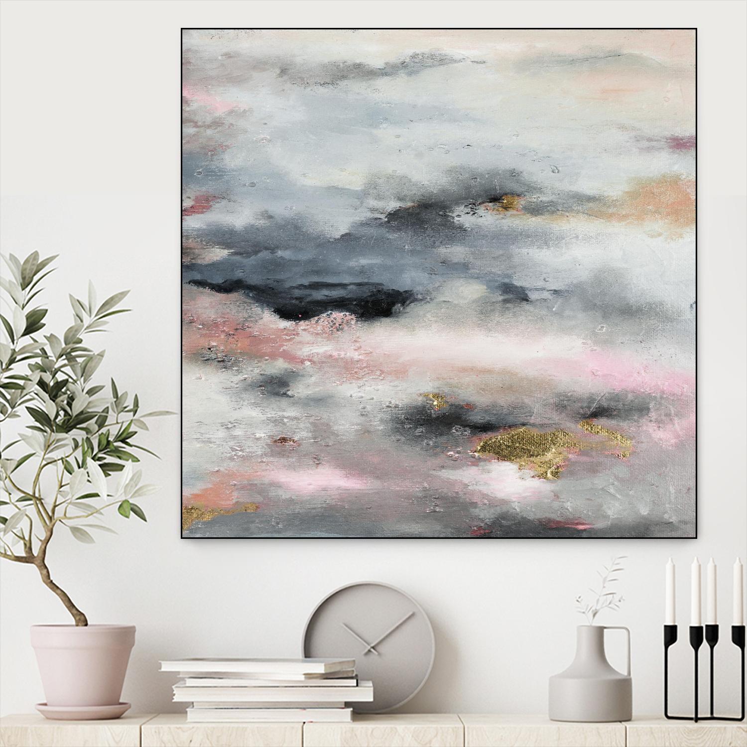 A Blush In The Dark (Square) by Patricia Pinto on GIANT ART - abstract 