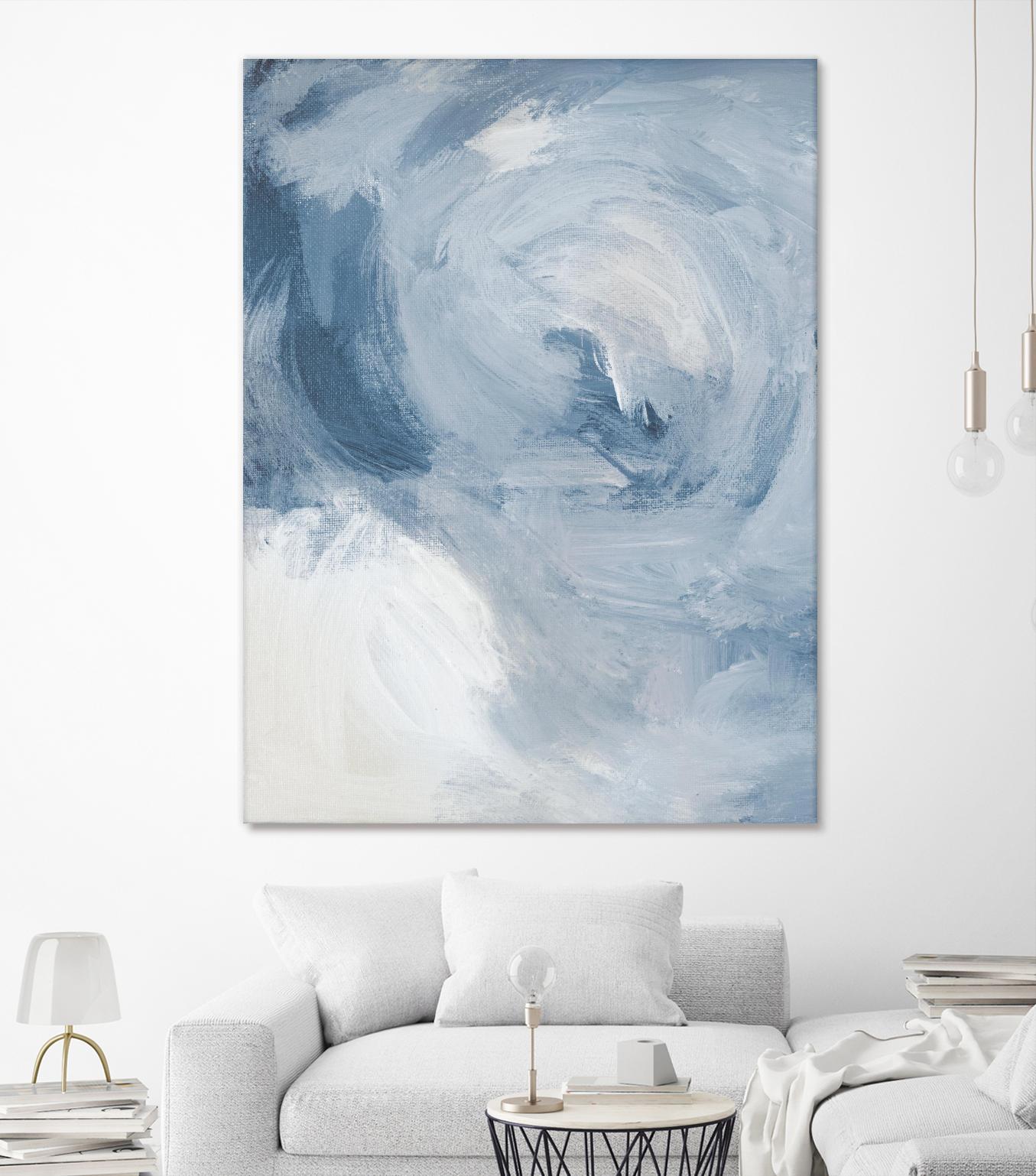 Blue Cloudy Dreams II by Lanie Loreth on GIANT ART - abstract 