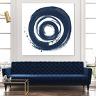 African Navy Circle Abstract by Patricia Pinto on GIANT ART - multi Abstract