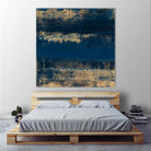 Sea Of Blue And Gold by Lanie Loreth on GIANT ART - abstract 