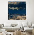 Sea Of Blue And Gold by Lanie Loreth on GIANT ART - abstract 