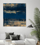 Sea Of Blue And Gold by Lanie Loreth on GIANT ART - abstract 