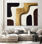 Retro Africa by Patricia Pinto on GIANT ART - gold Abstract