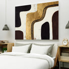 Retro Africa by Patricia Pinto on GIANT ART - gold Abstract