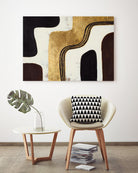 Retro Africa by Patricia Pinto on GIANT ART - gold Abstract