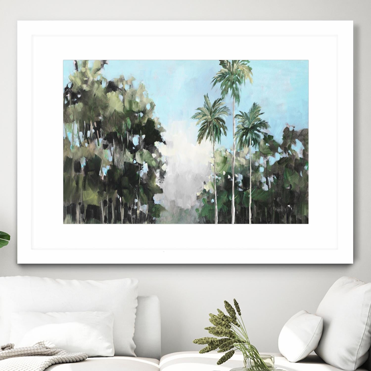 Palms On The Coast by Jane Slivka on GIANT ART - palms coastal