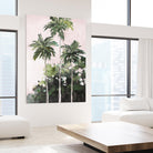 Palms Under A Pink Sky by Jane Slivka on GIANT ART - palms coastal