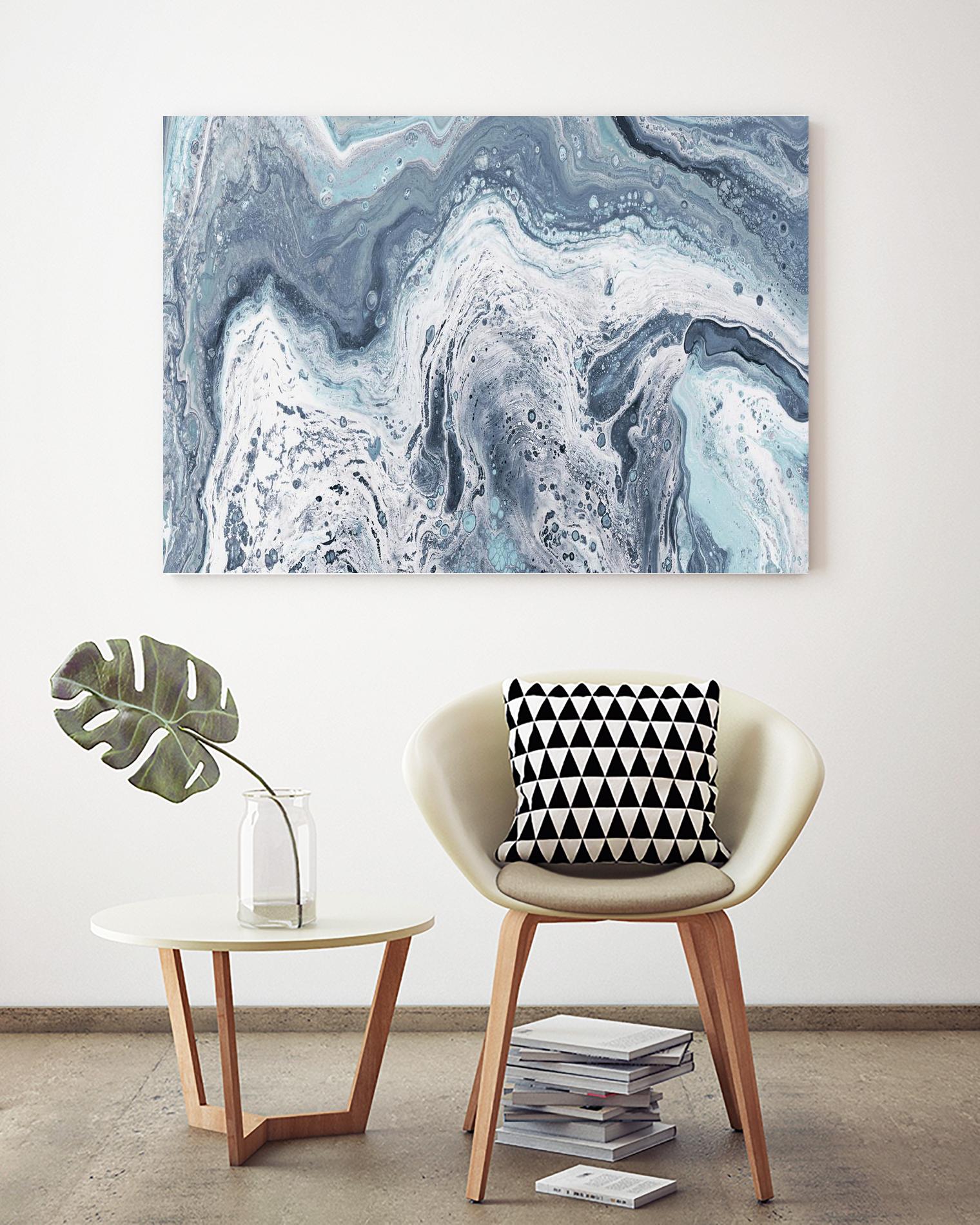 Calm Sea Abstract by Julie DeRice on GIANT ART - multi abstract
