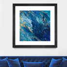 Blue Marble by Tiffany Hakimipour on GIANT ART - abstract 