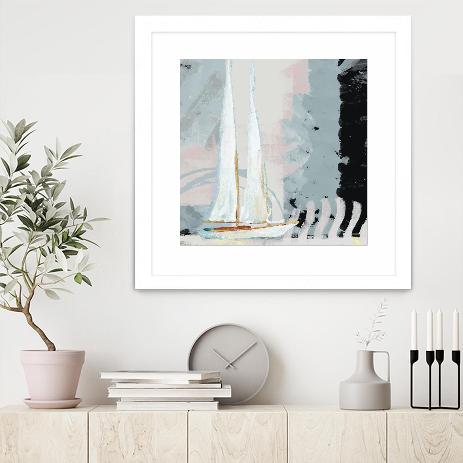 Boat Sailing II by Dan Meneely on GIANT ART - coastal 