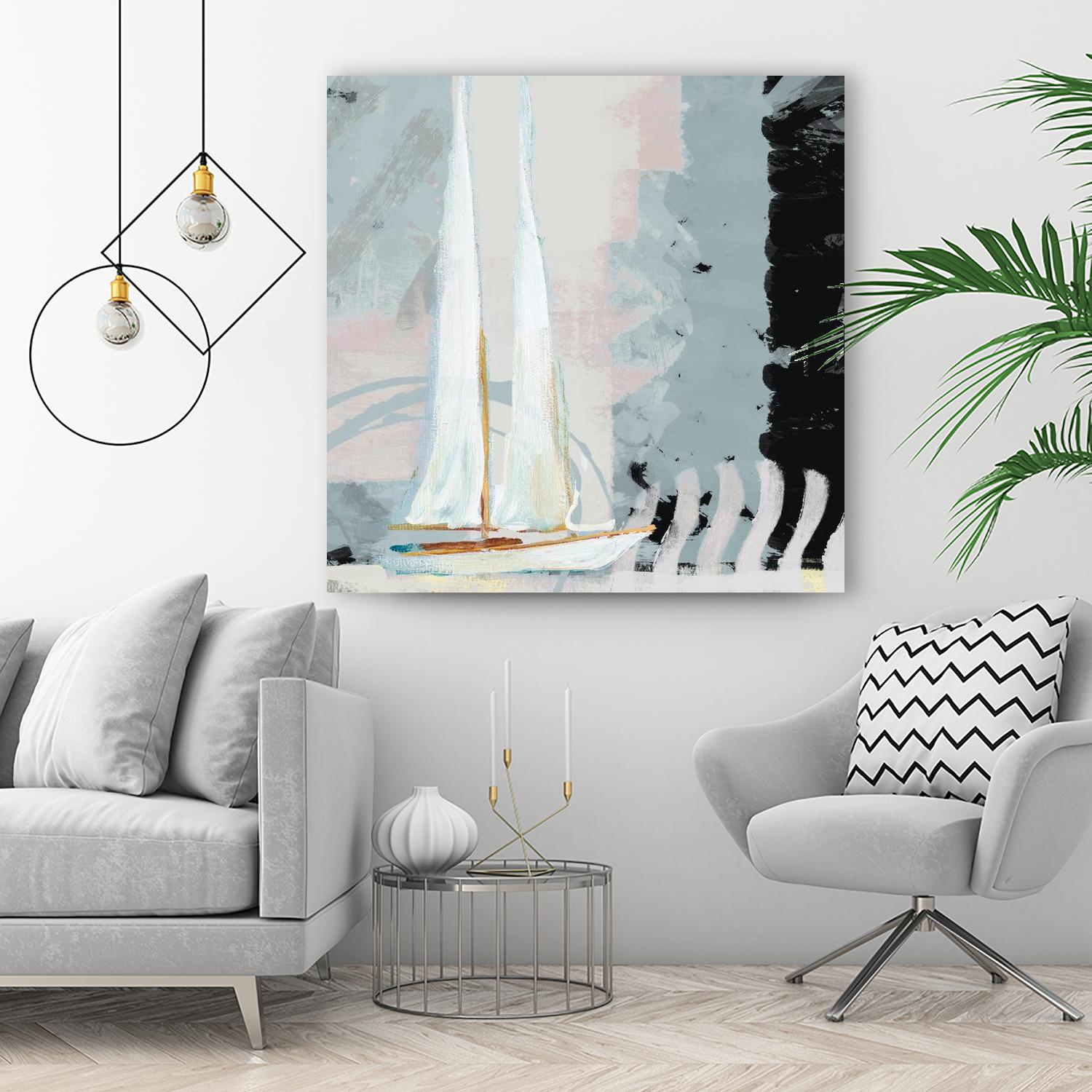 Boat Sailing II by Dan Meneely on GIANT ART - coastal 