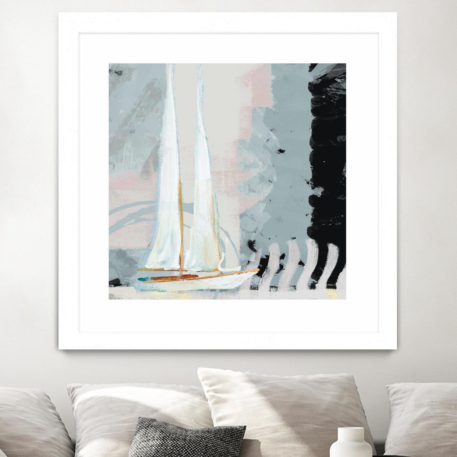 Boat Sailing II by Dan Meneely on GIANT ART - coastal 
