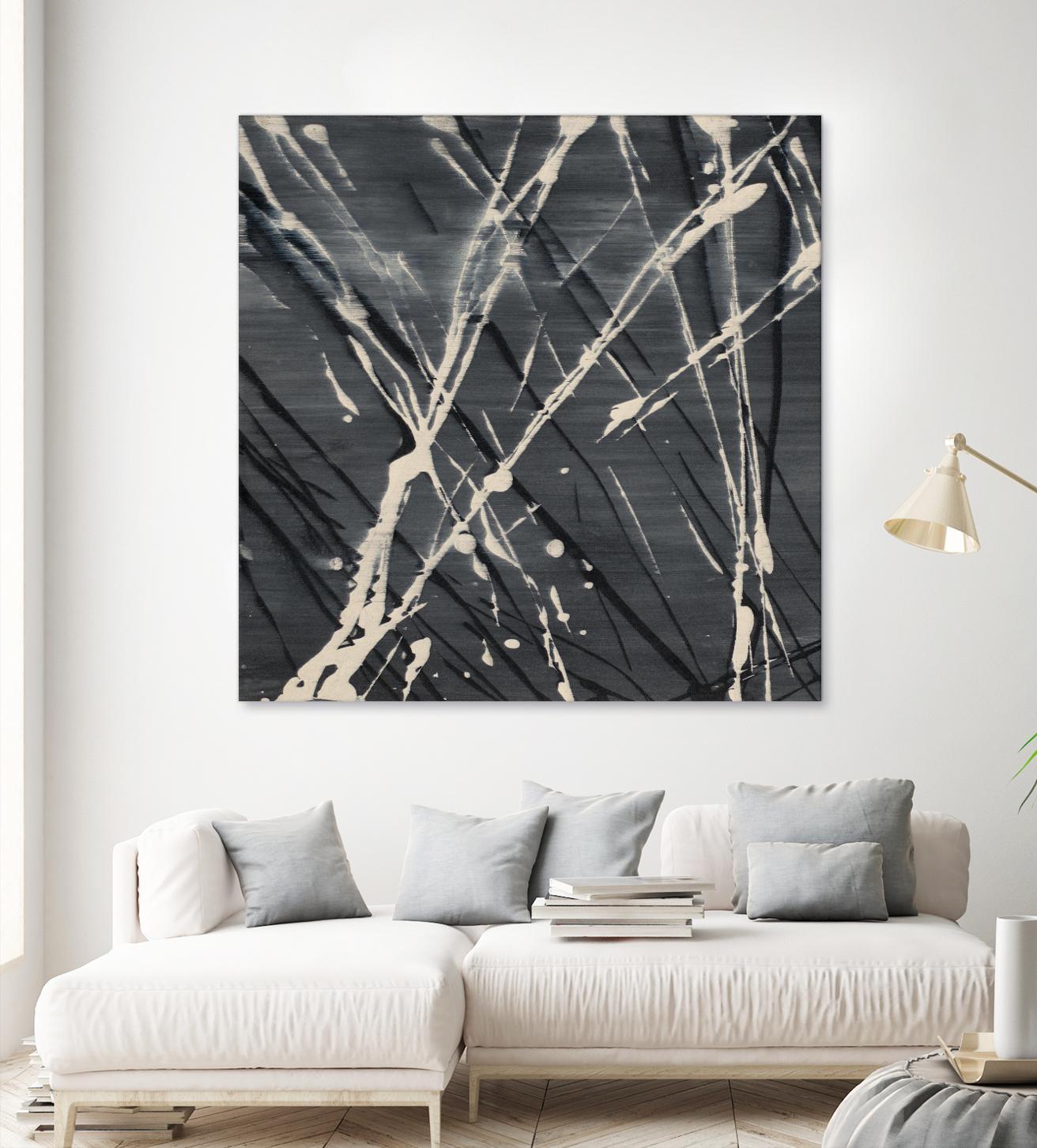 Dark Cloudy Mist I by Merri Pattinian on GIANT ART - abstract 