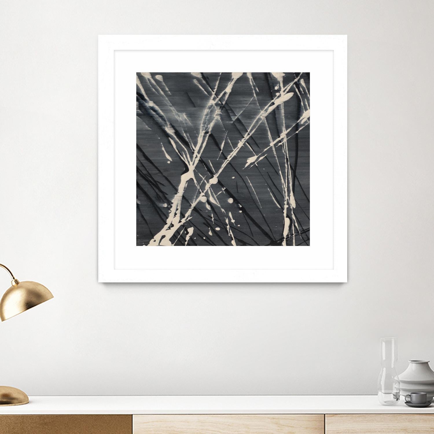 Dark Cloudy Mist I by Merri Pattinian on GIANT ART - abstract 