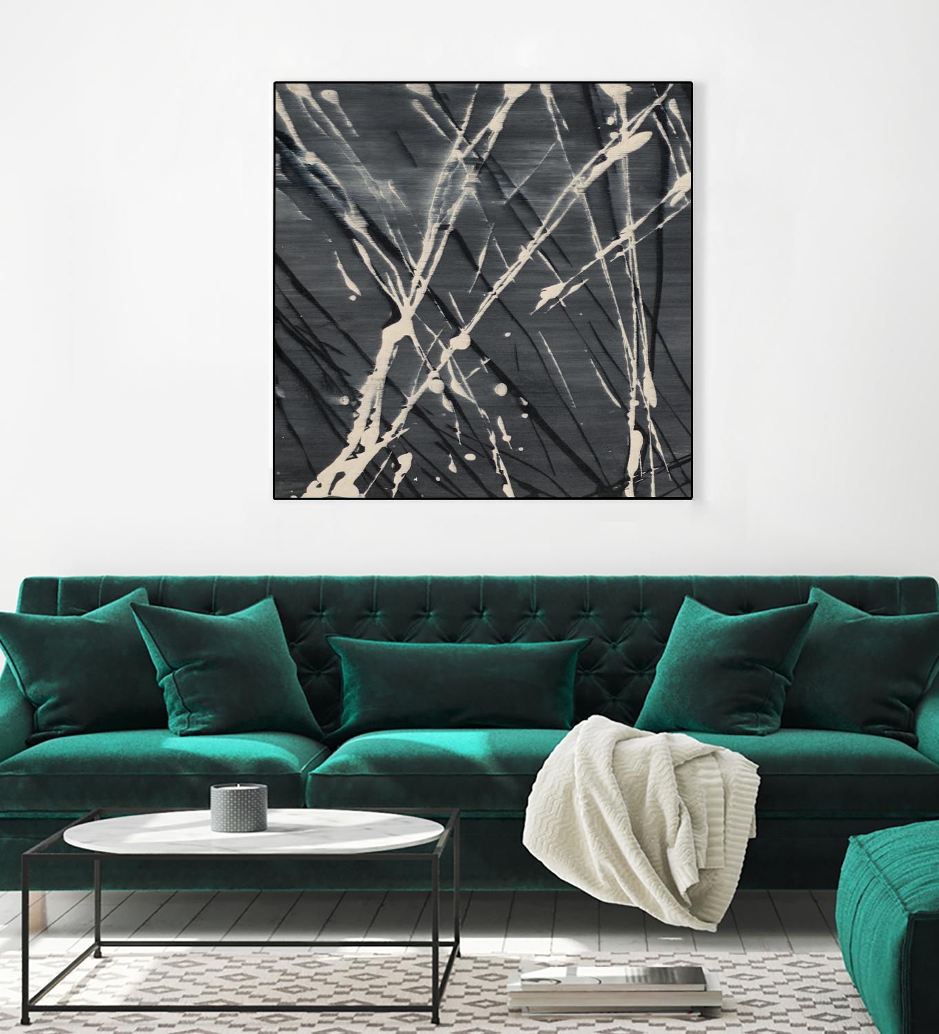 Dark Cloudy Mist I by Merri Pattinian on GIANT ART - abstract 