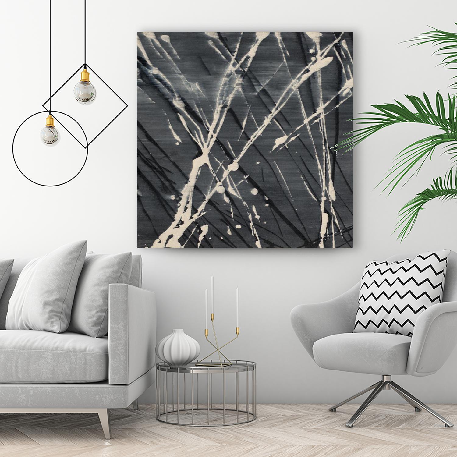Dark Cloudy Mist I by Merri Pattinian on GIANT ART - abstract 