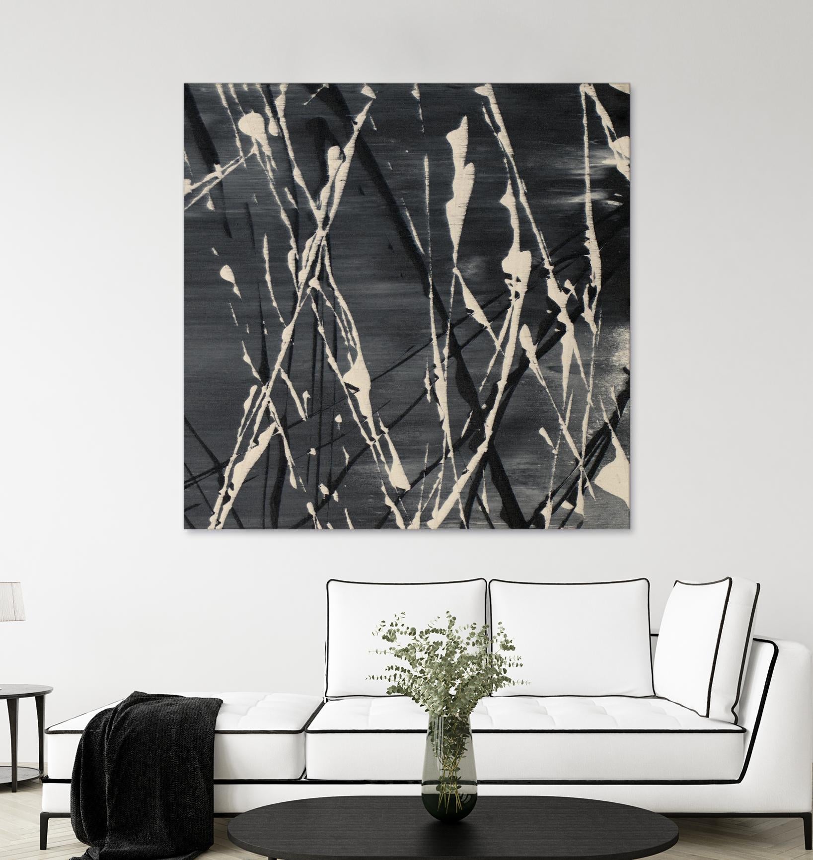 Dark Cloudy Mist II by Merri Pattinian on GIANT ART - abstract 