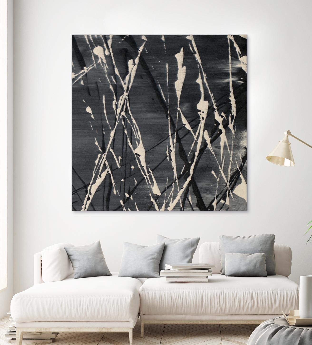 Dark Cloudy Mist II by Merri Pattinian on GIANT ART - abstract 