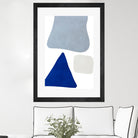 Blue Simple Shapes I by Sd Graphics Studio on GIANT ART - abstract 
