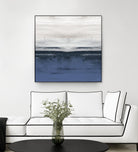 Familiar Feeling Blue Square II by Dan Meneely on GIANT ART - abstract 