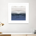 Familiar Feeling Blue Square II by Dan Meneely on GIANT ART - abstract 