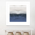 Familiar Feeling Blue Square II by Dan Meneely on GIANT ART - abstract 