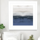 Familiar Feeling Blue Square II by Dan Meneely on GIANT ART - abstract 