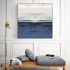 Familiar Feeling Blue Square II by Dan Meneely on GIANT ART - abstract 