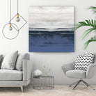 Familiar Feeling Blue Square II by Dan Meneely on GIANT ART - abstract 
