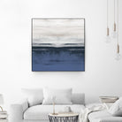 Familiar Feeling Blue Square II by Dan Meneely on GIANT ART - abstract 
