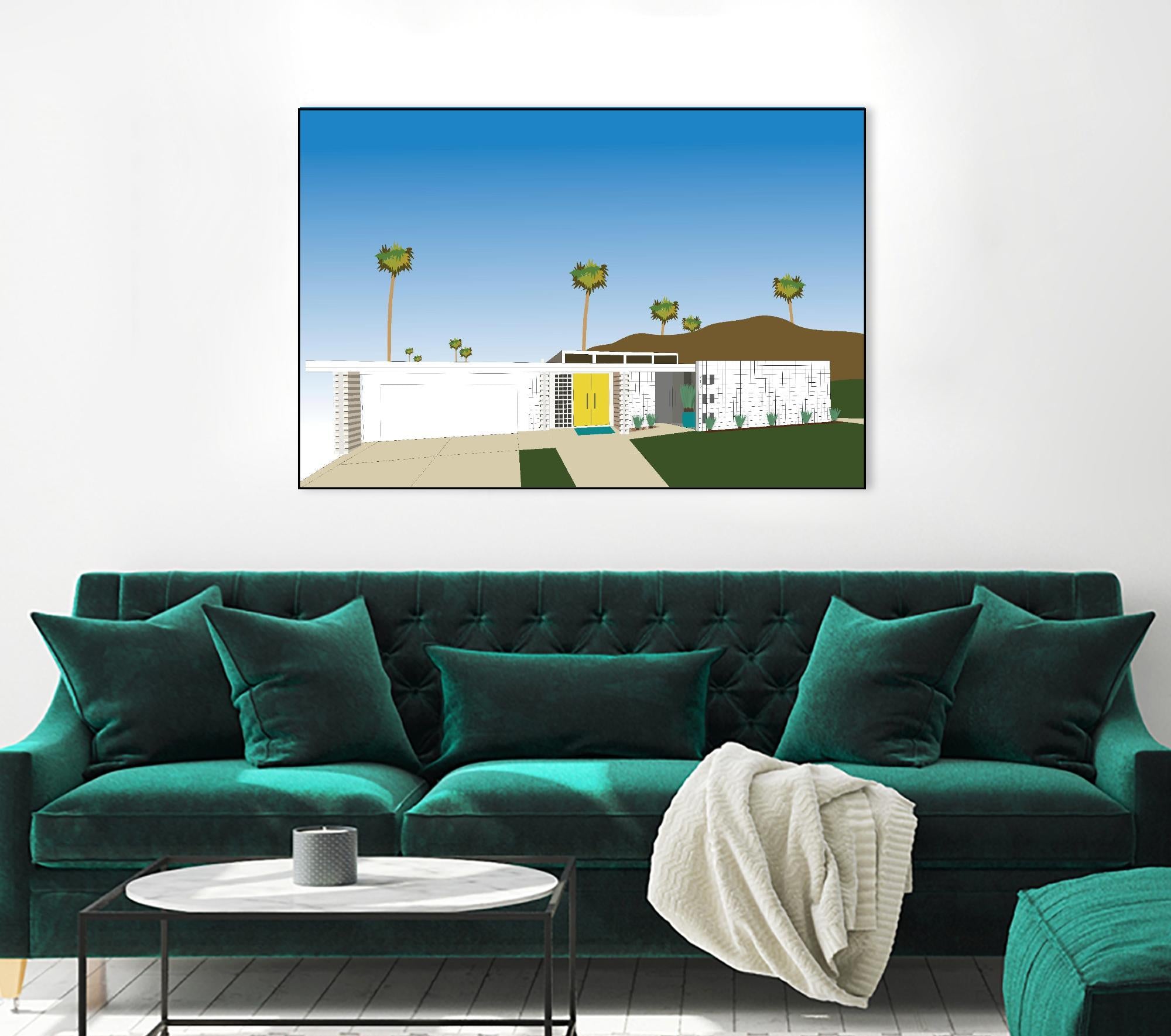 Palm Spring Living II by Jen Bucheli on GIANT ART - decorative 