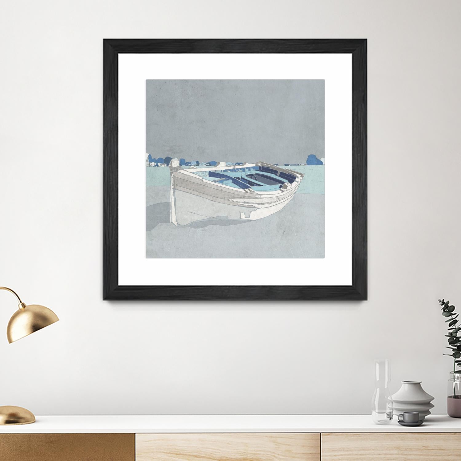 Docked Ashore II by Ynon Mabat on GIANT ART - coastal 