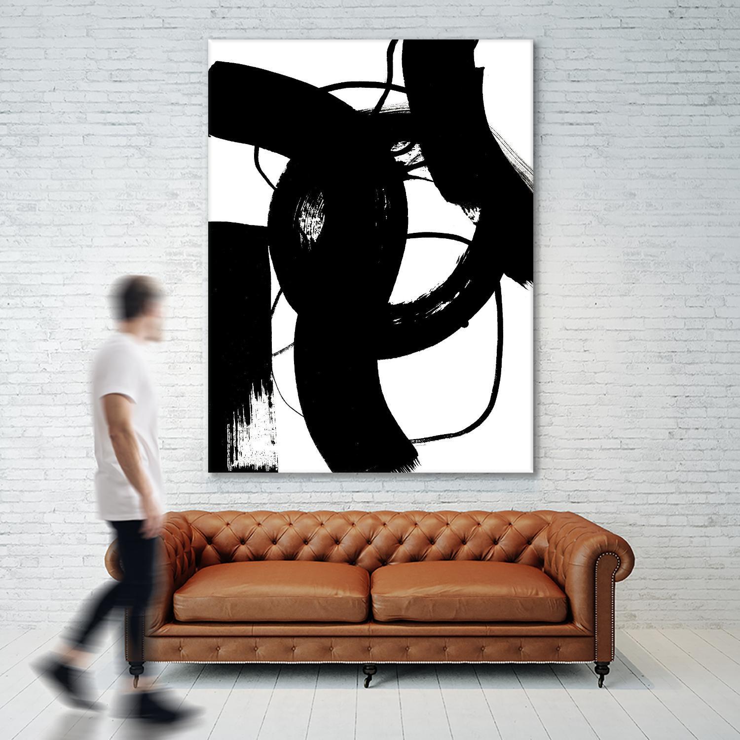 BlackThoroughfares II by Lanie Loreth on GIANT ART - white black & white 