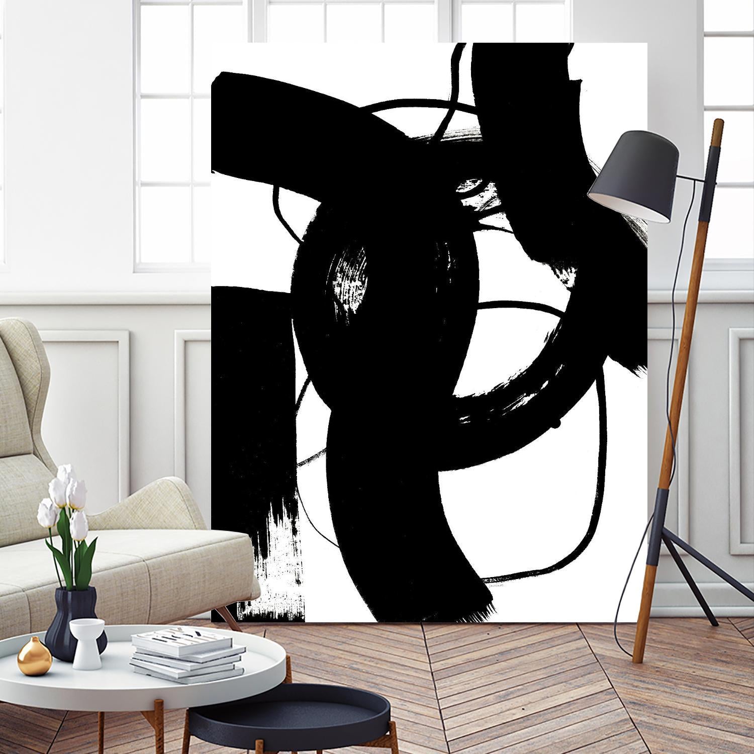 BlackThoroughfares II by Lanie Loreth on GIANT ART - white black & white 
