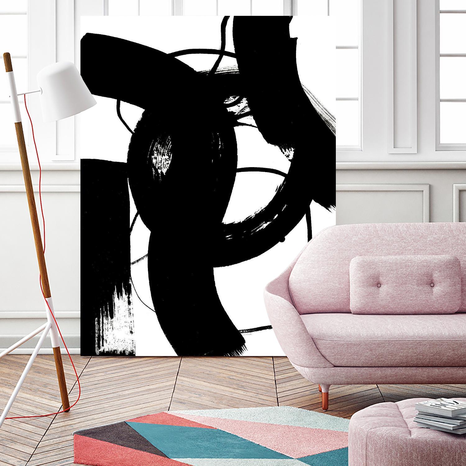 BlackThoroughfares II by Lanie Loreth on GIANT ART - white black & white 