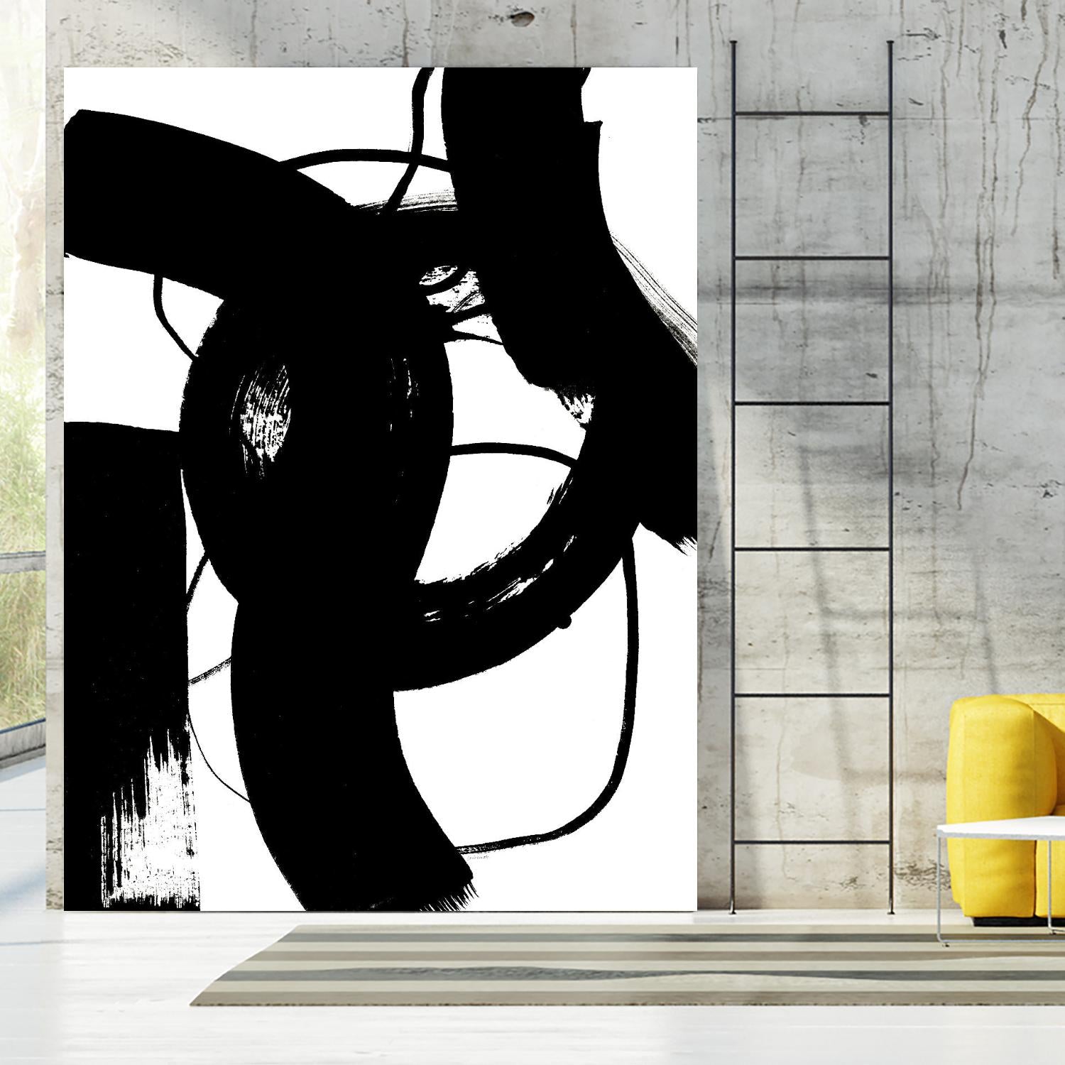 BlackThoroughfares II by Lanie Loreth on GIANT ART - white black & white 