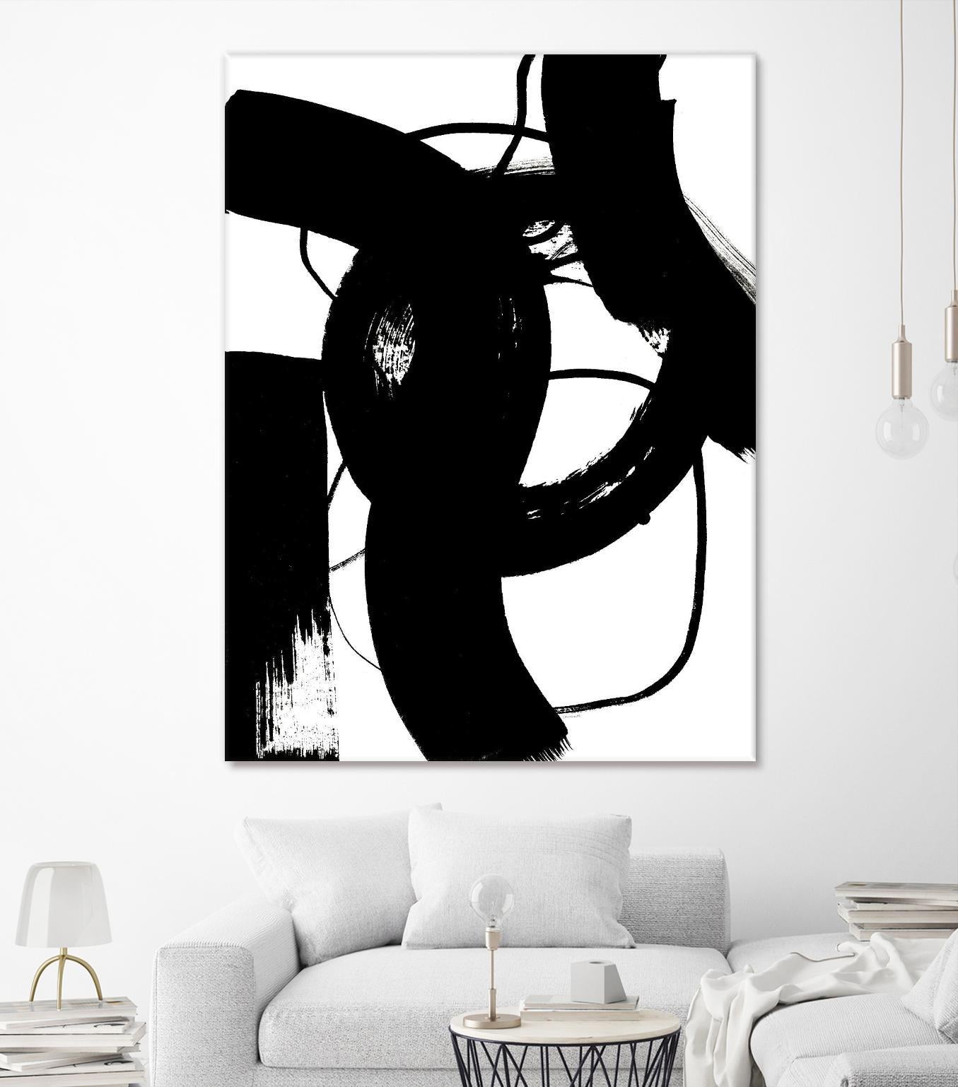 BlackThoroughfares II by Lanie Loreth on GIANT ART - white black & white 