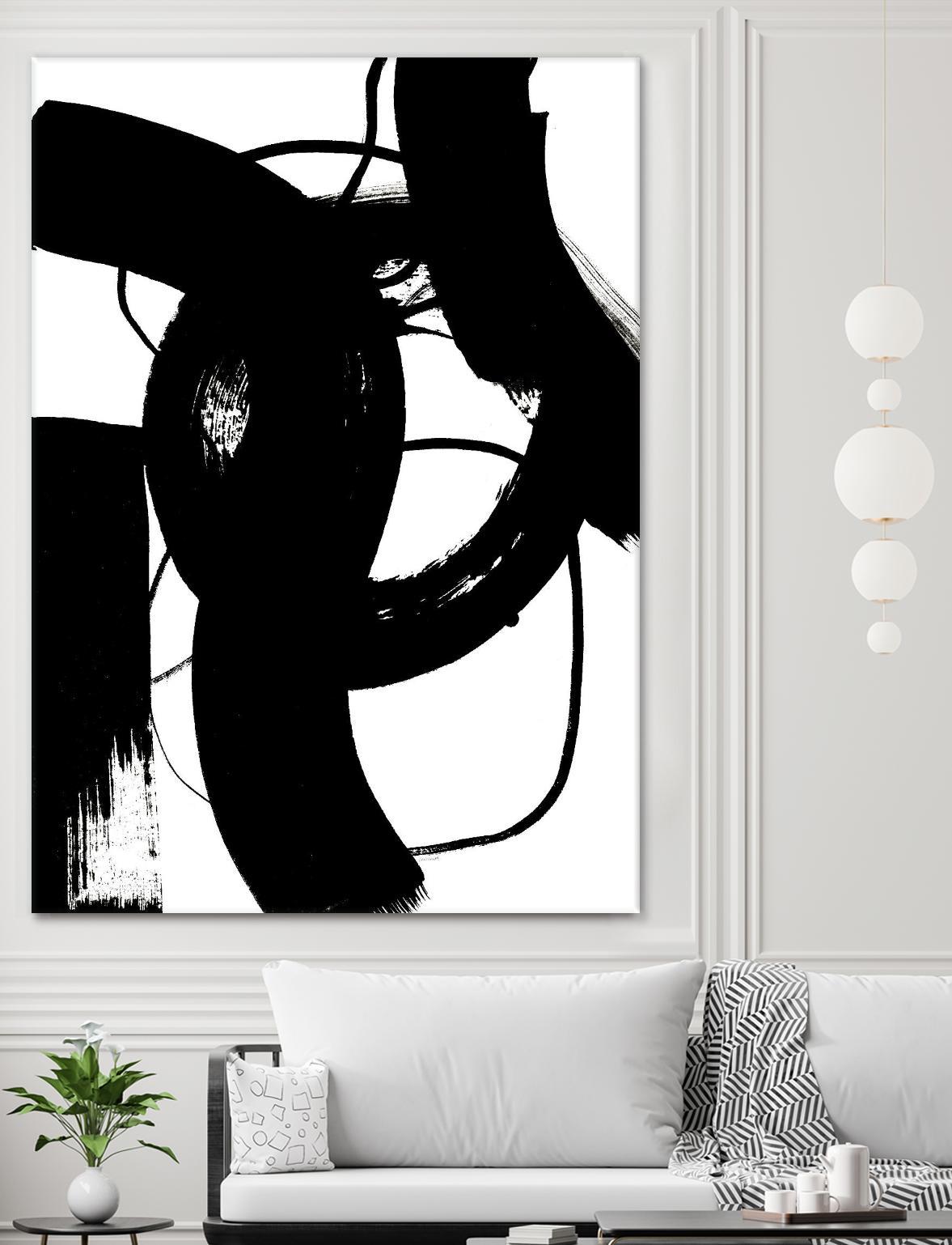 BlackThoroughfares II by Lanie Loreth on GIANT ART - white black & white 