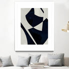 Black Machine I by Dan Meneely on GIANT ART - blue shapes 