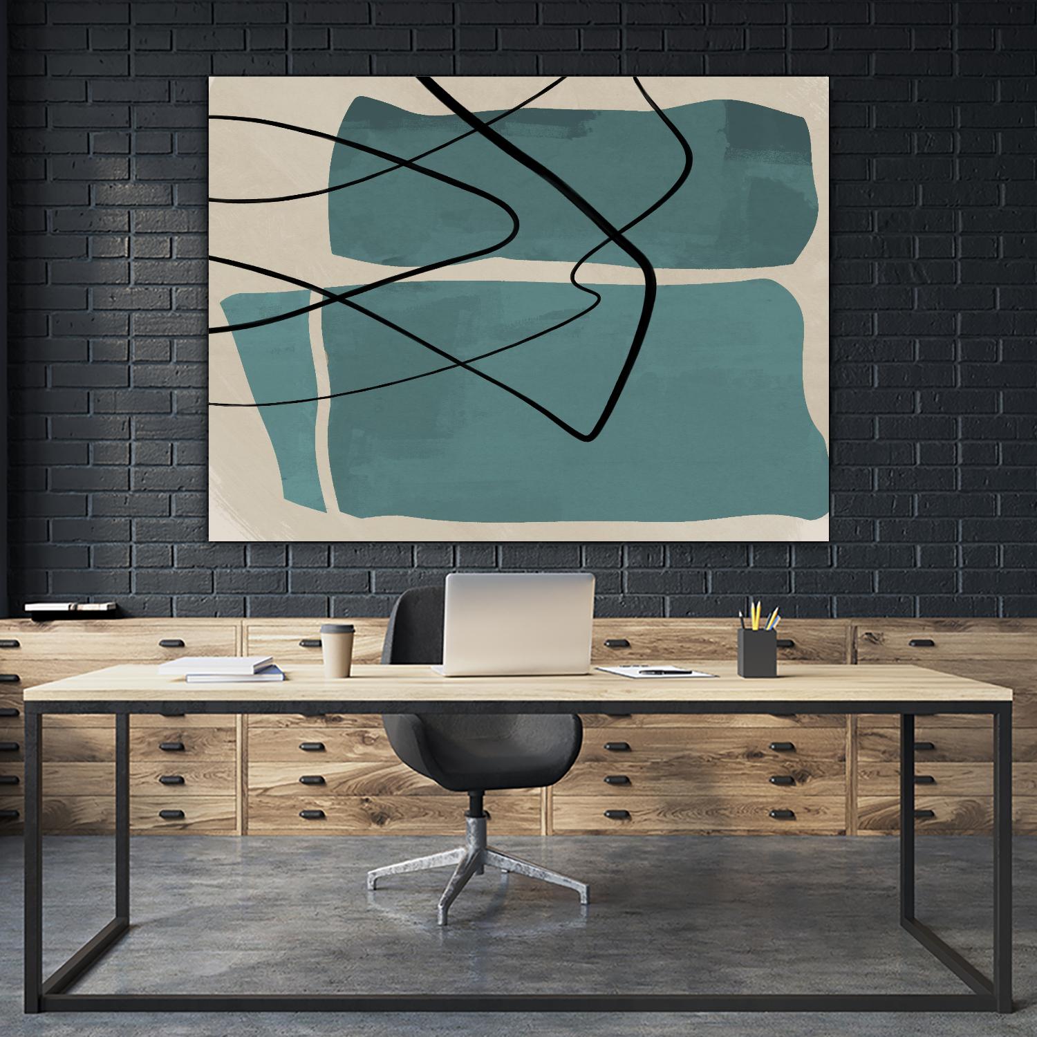 Different Strokes I by Dan Meneely on GIANT ART - abstract 