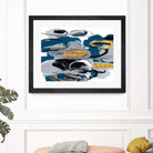 The Blue City Spirit by Lanie Loreth on GIANT ART - blue abstract