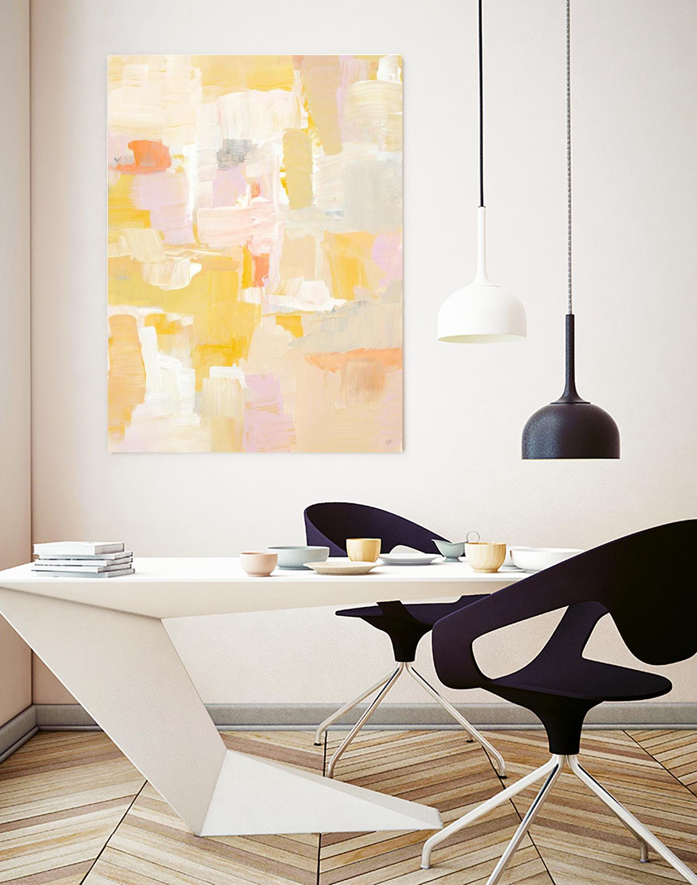 Peace I See by Lanie Loreth on GIANT ART - yellow abstract