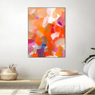 Confetti Petals by Lanie Loreth on GIANT ART - orange abstract
